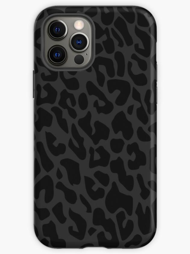 Iphone 12 Pro | Black Leopard Print Iphone Case Iphone 12 Pro Iphone 12 Pro