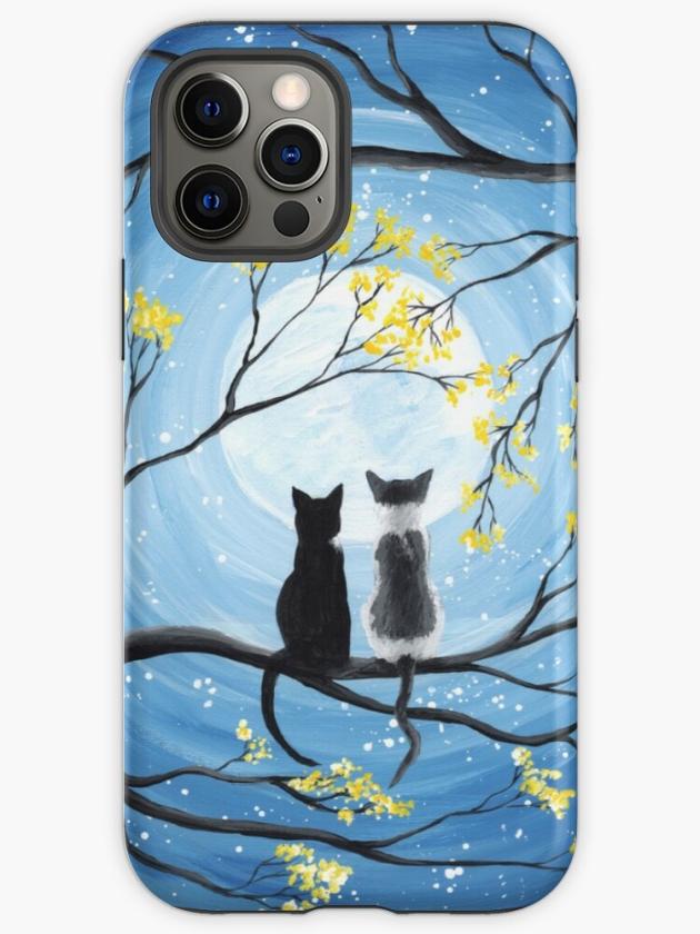 Iphone 12 Pro | Cats Full Moon  Iphone Case Iphone 12 Pro Iphone 12 Pro