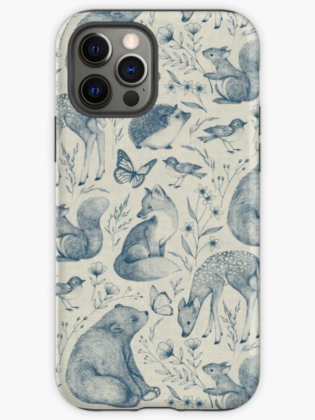 Iphone 12 Pro | Forest Fauna Toile  Iphone Case Iphone 12 Pro Iphone 12 Pro