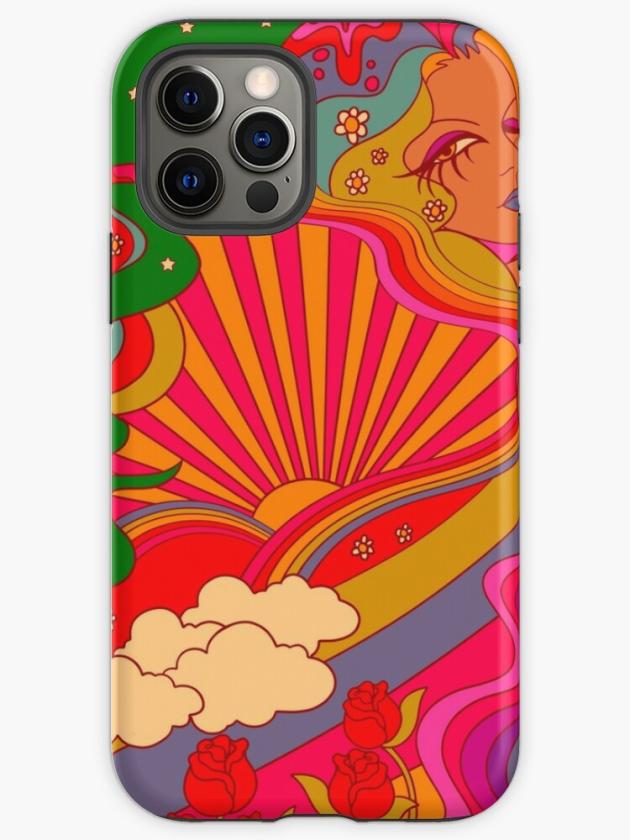 Iphone 12 Pro | Psychedelic Lady Iphone Case Iphone 12 Pro Iphone 12 Pro