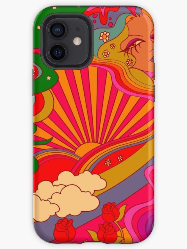 Iphone 12 | Psychedelic Lady Iphone Case Iphone 12 Iphone 12