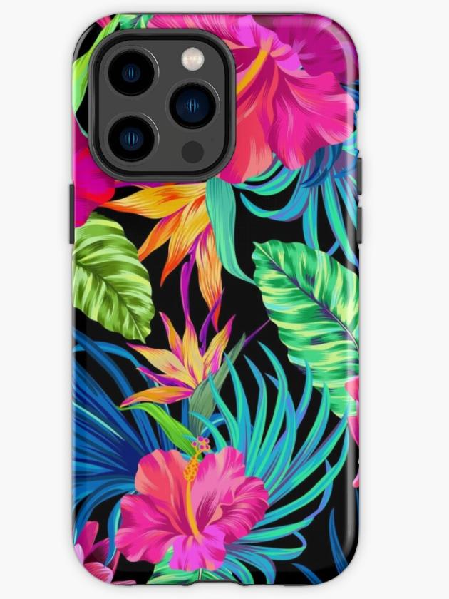 Iphone 14 Pro Max | Drive You Mad Hibiscus Pattern Iphone Case Iphone 14 Pro Max Iphone 14 Pro Max