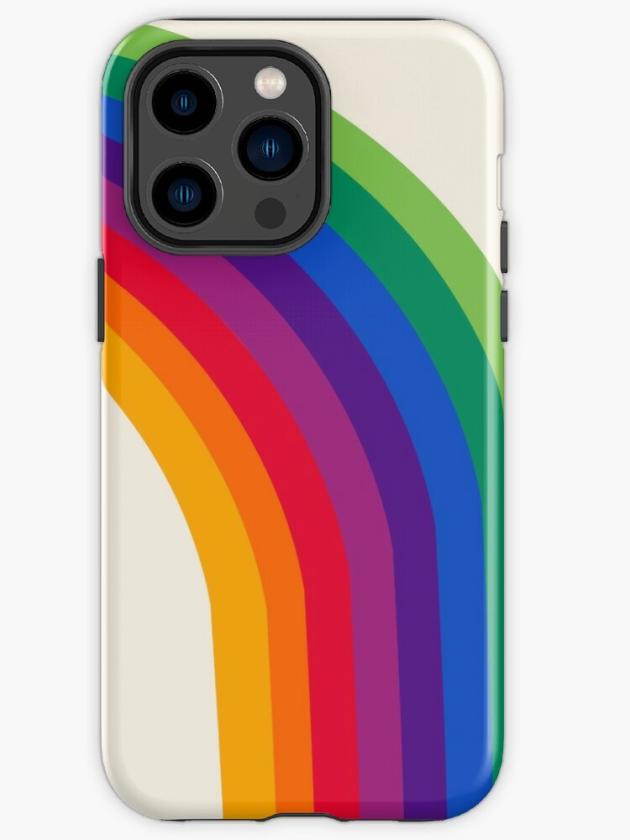 Iphone 14 Pro Max | Groovy – Rainbow 70S 1970S Style Retro Throwback Minimal Happy Hippie Art Decor Iphone Case Iphone 14 Pro Max Iphone 14 Pro Max