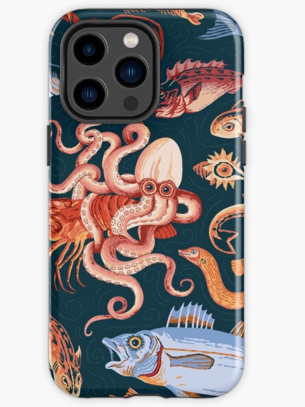 Iphone 14 Pro Max | Pompeii Marine Mosaic  Iphone Case Iphone 14 Pro Max Iphone 14 Pro Max