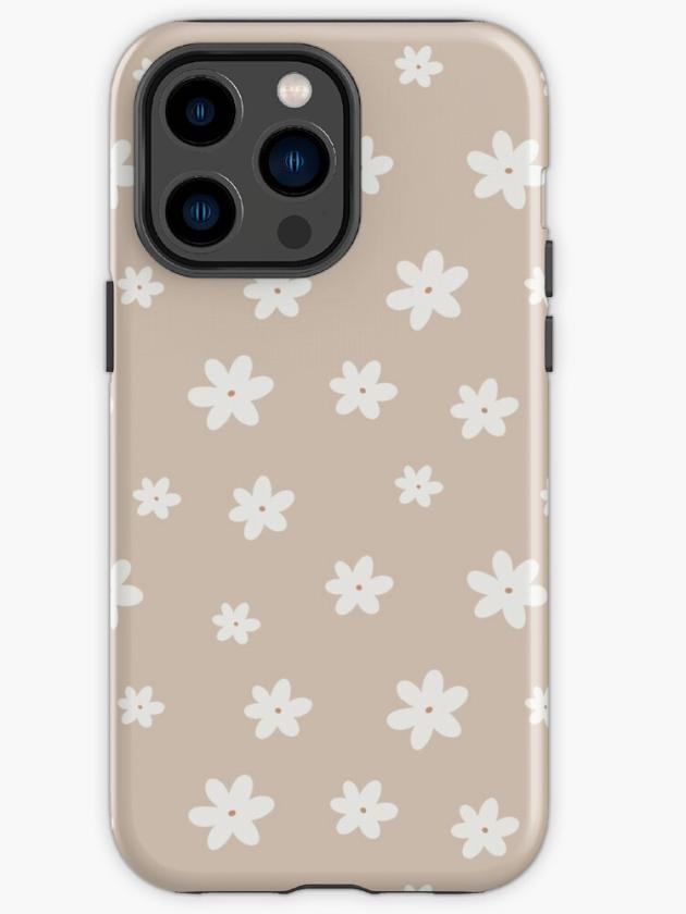 Iphone 14 Pro Max | Simple Daisy Pattern –  White Daisy’s  Iphone Case Iphone 14 Pro Max Iphone 14 Pro Max