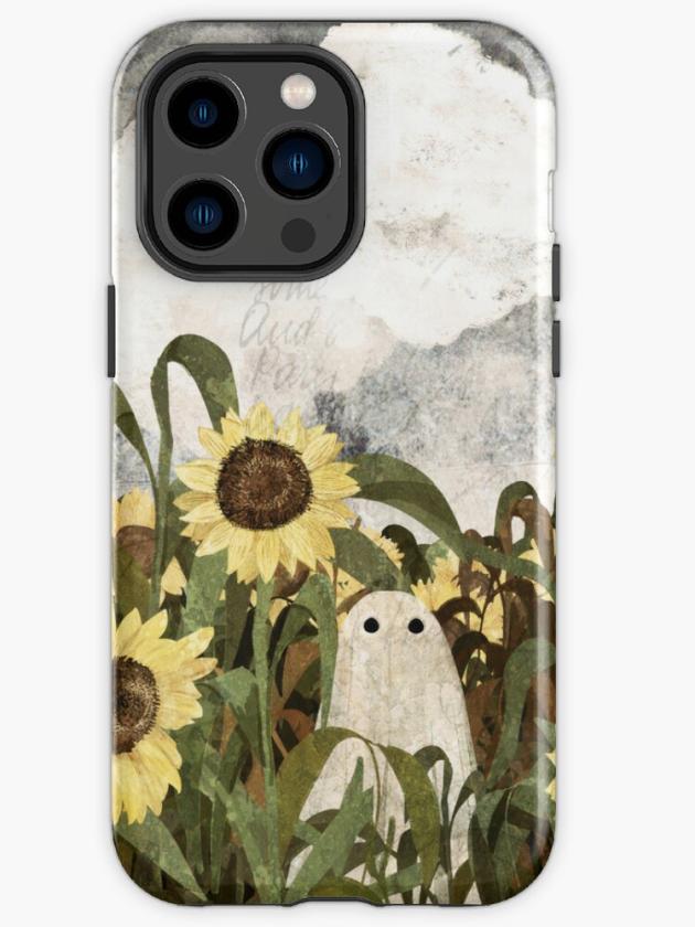 Iphone 14 Pro Max | There’s A Ghost In The Sunflower Field Again… Iphone Case Iphone Cases Iphone 14 Pro Max