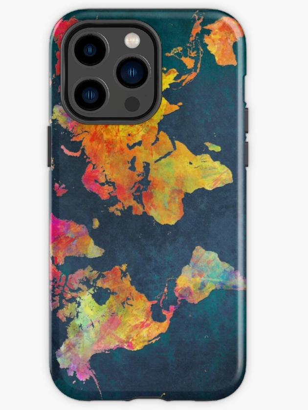 Iphone 14 Pro Max | World Map  Iphone Case Iphone 14 Pro Max Iphone 14 Pro Max