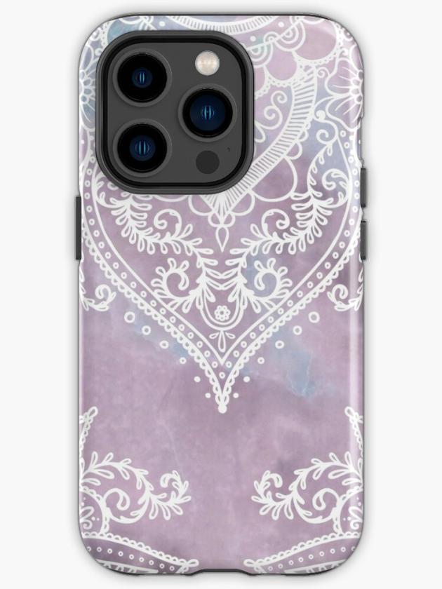 Iphone 14 Pro | Pastel Marble Mandala Iphone Case Iphone 14 Pro Iphone 14 Pro