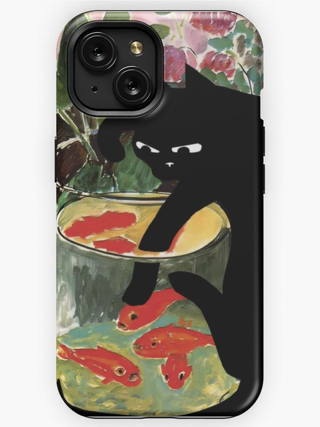 Iphone 15 | Matisse’s Goldfish And A Cat Iphone Case Iphone 15 Iphone 15