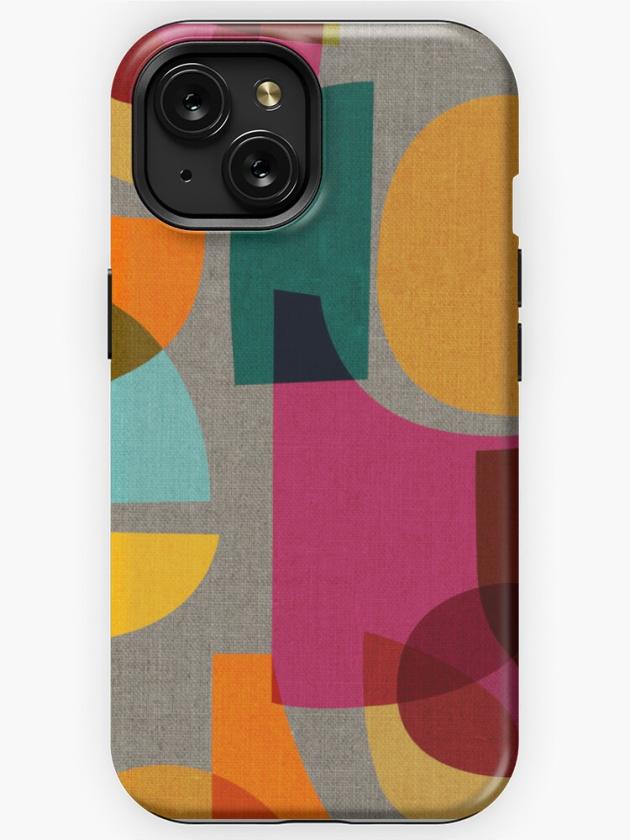 Iphone 15 | Mid Century Kaleidoscope Iphone Case Iphone 15 Iphone 15