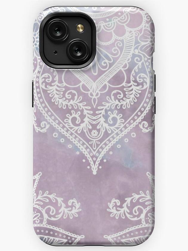 Iphone 15 | Pastel Marble Mandala Iphone Case Iphone 15 Iphone 15