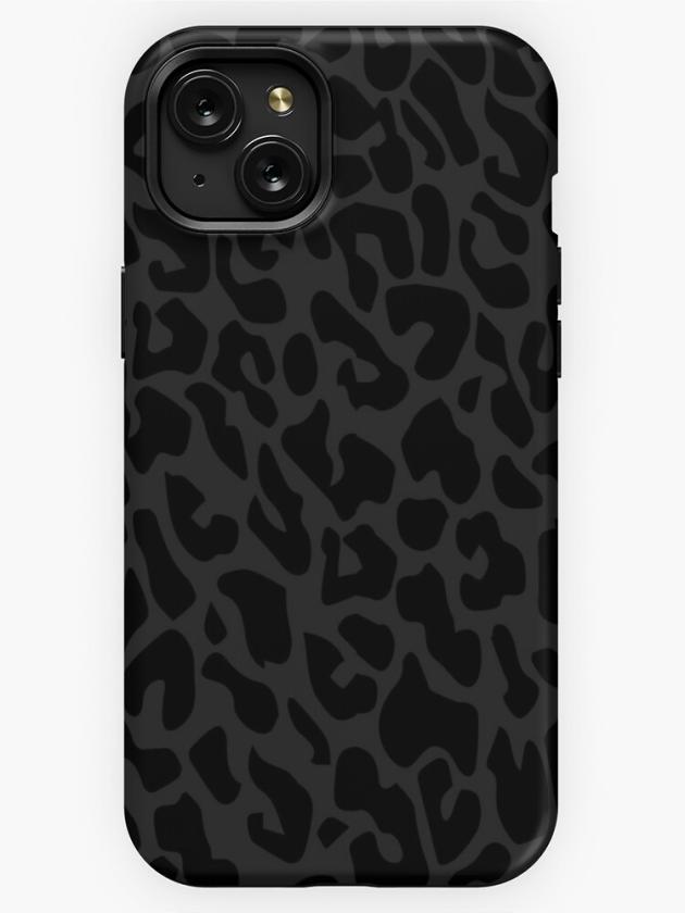 Iphone 15 Plus | Black Leopard Print Iphone Case Iphone 15 Plus Iphone 15 Plus