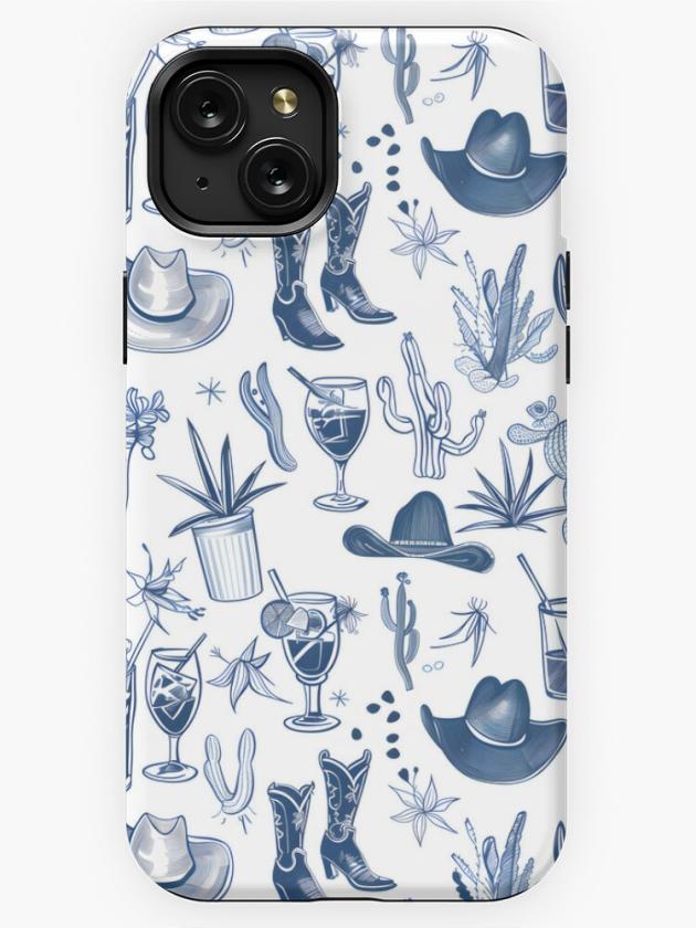 Iphone 15 Plus | Coastal Cowgirl Blueprint Iphone Case Iphone 15 Plus Iphone 15 Plus