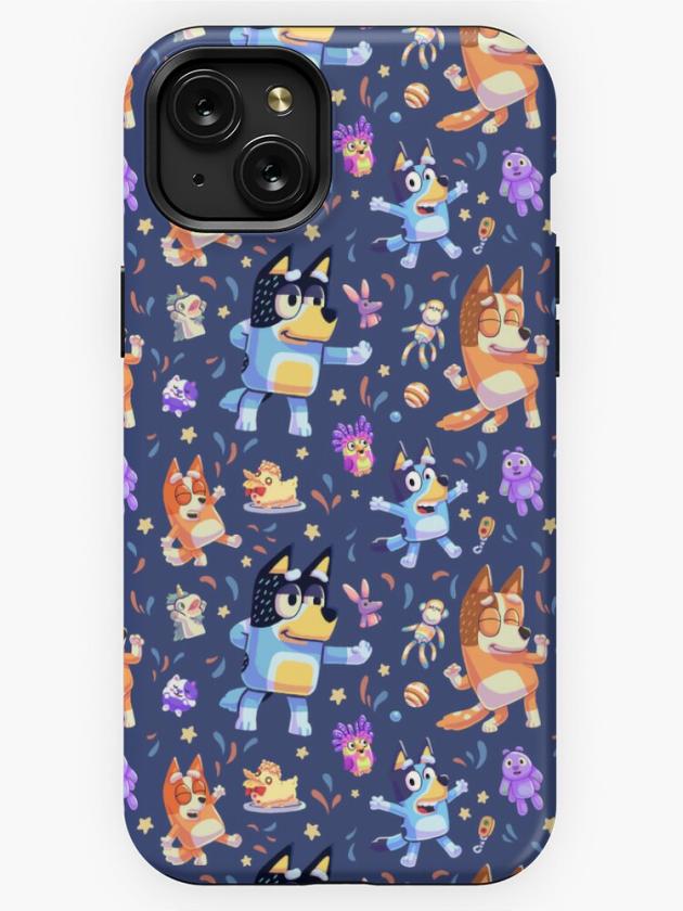 Iphone 15 Plus | Dance Mode Bingo Bandit Chilli Heeler Iphone Case Iphone 15 Plus Iphone 15 Plus