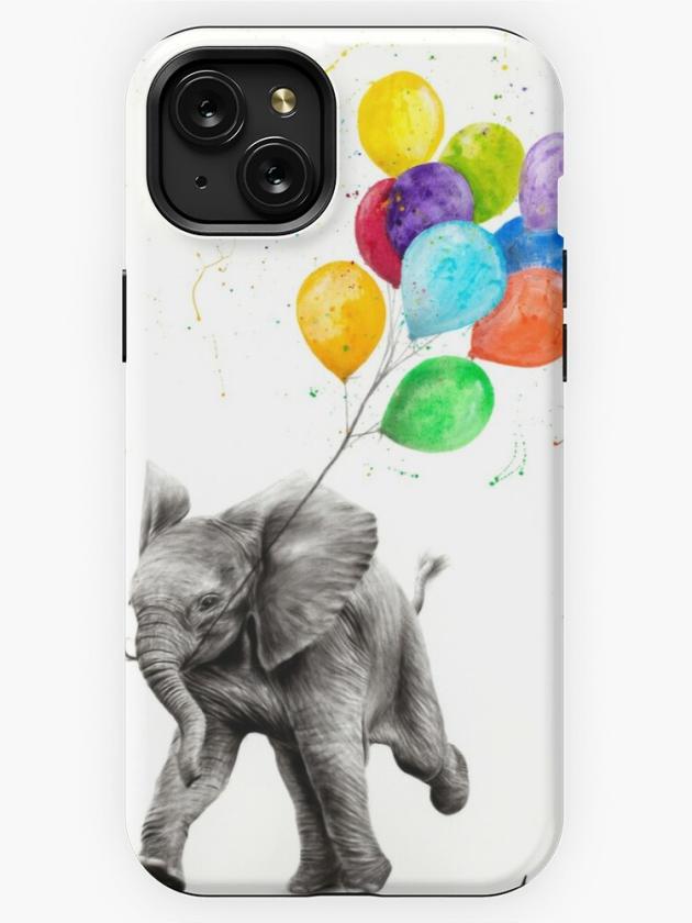 Iphone 15 Plus | Elephant Freedom Iphone Case Iphone 15 Plus Iphone 15 Plus