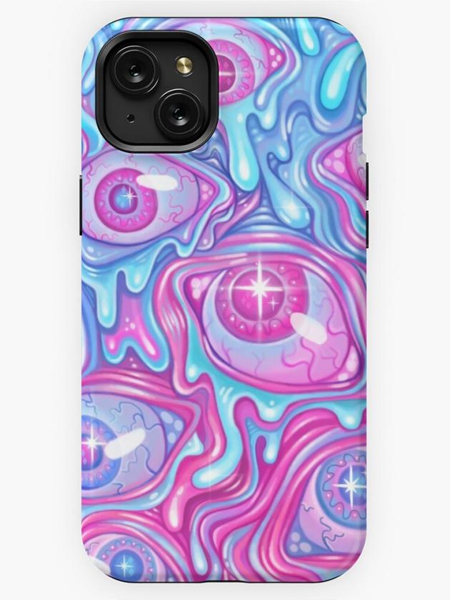 Iphone 15 Plus | Eyeball Pattern – Version 2 Iphone Case Iphone 15 Plus Iphone 15 Plus