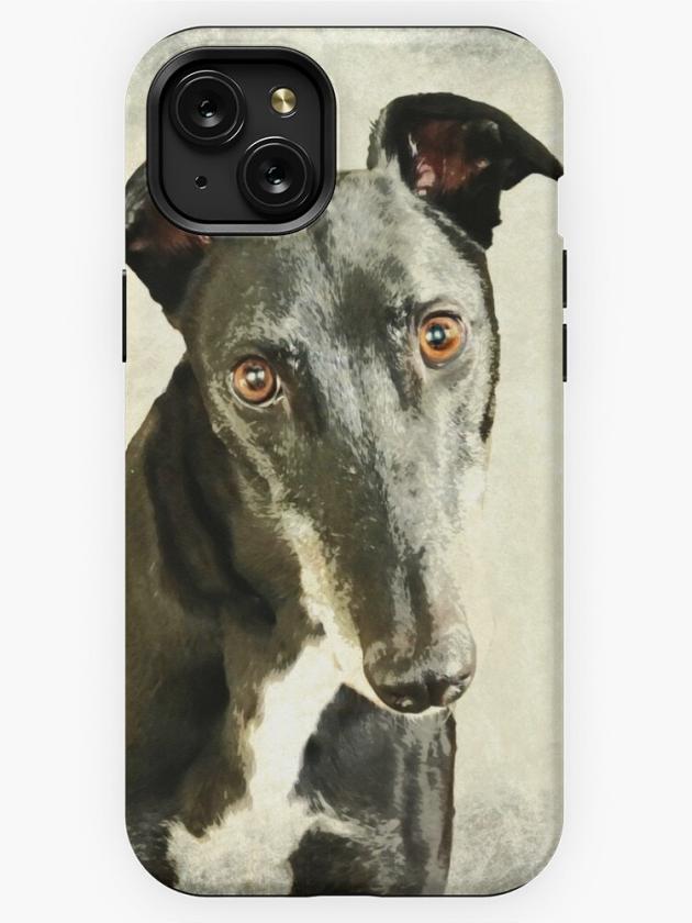 Iphone 15 Plus | Greyhound Watercolour (1) Iphone Case Iphone 15 Plus Iphone 15 Plus