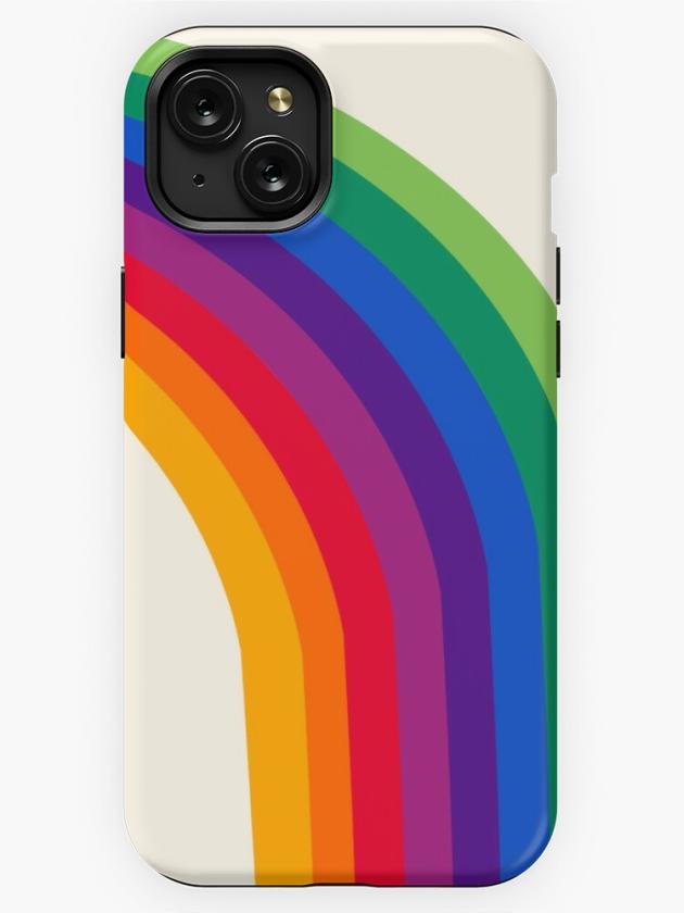 Iphone 15 Plus | Groovy – Rainbow 70S 1970S Style Retro Throwback Minimal Happy Hippie Art Decor Iphone Case Iphone 15 Plus Iphone 15 Plus