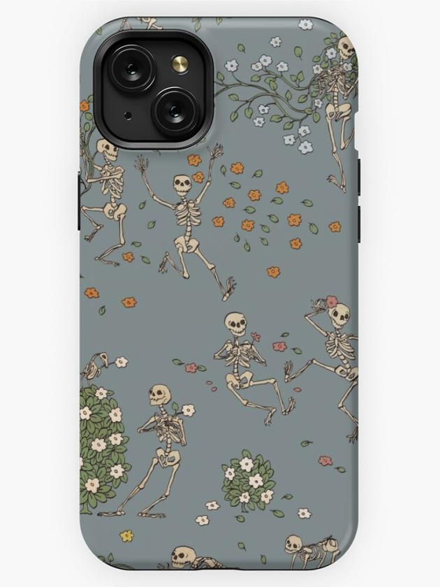 Iphone 15 Plus | Skeletons With Garlands Iphone Case Iphone 15 Plus Iphone 15 Plus