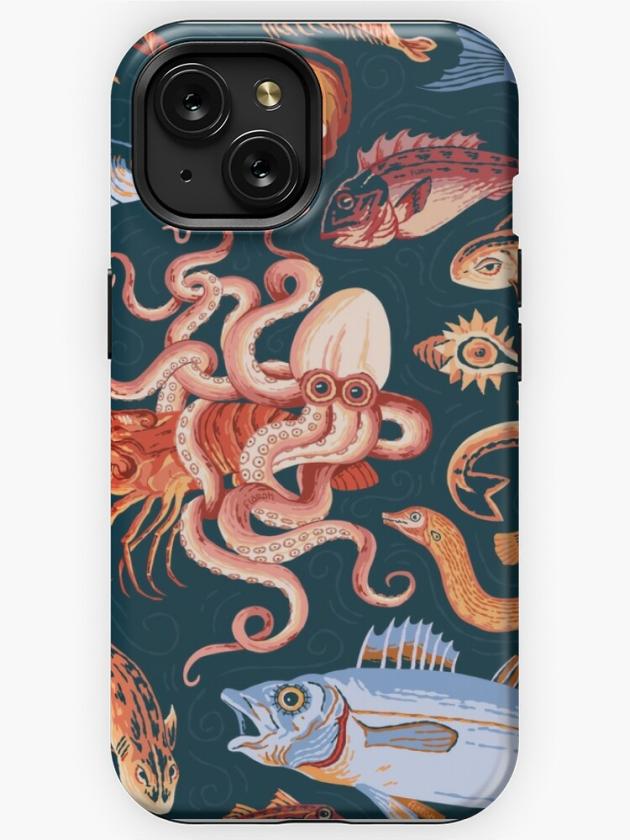 Iphone 15 | Pompeii Marine Mosaic  Iphone Case Iphone 15 Iphone 15