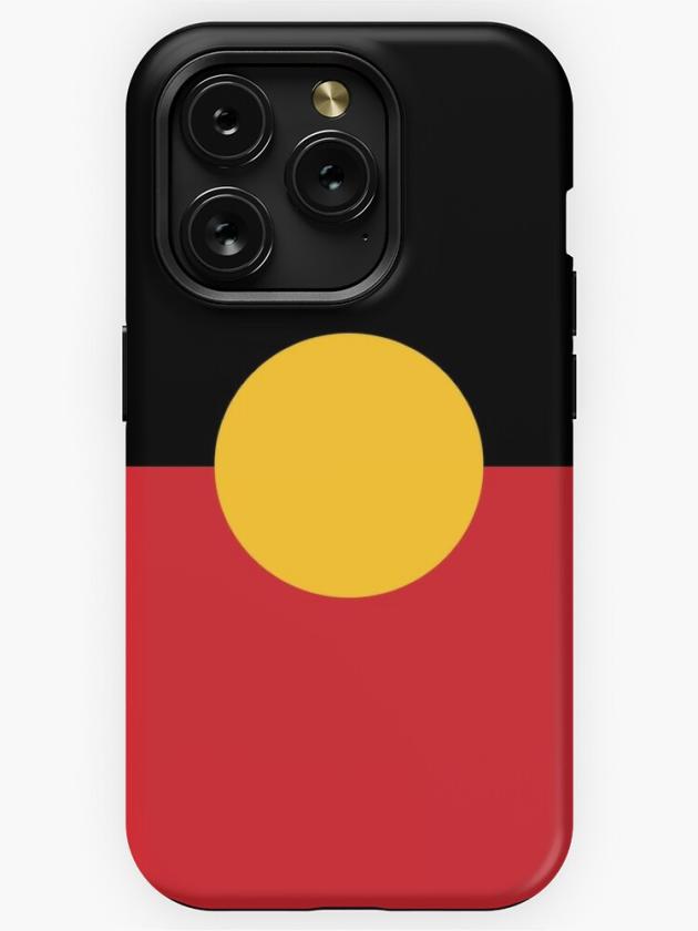 Iphone 15 Pro | Australian Aboriginal Flag #2 Iphone Case Iphone 15 Pro Iphone 15 Pro