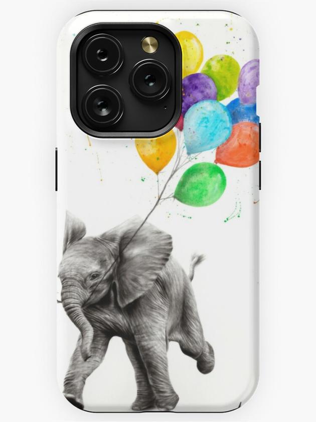 Iphone 15 Pro | Elephant Freedom Iphone Case Iphone 15 Pro Iphone 15 Pro