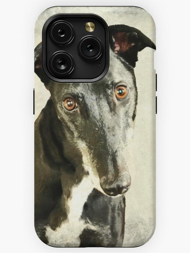 Iphone 15 Pro | Greyhound Watercolour (1) Iphone Case Iphone 15 Pro Iphone 15 Pro