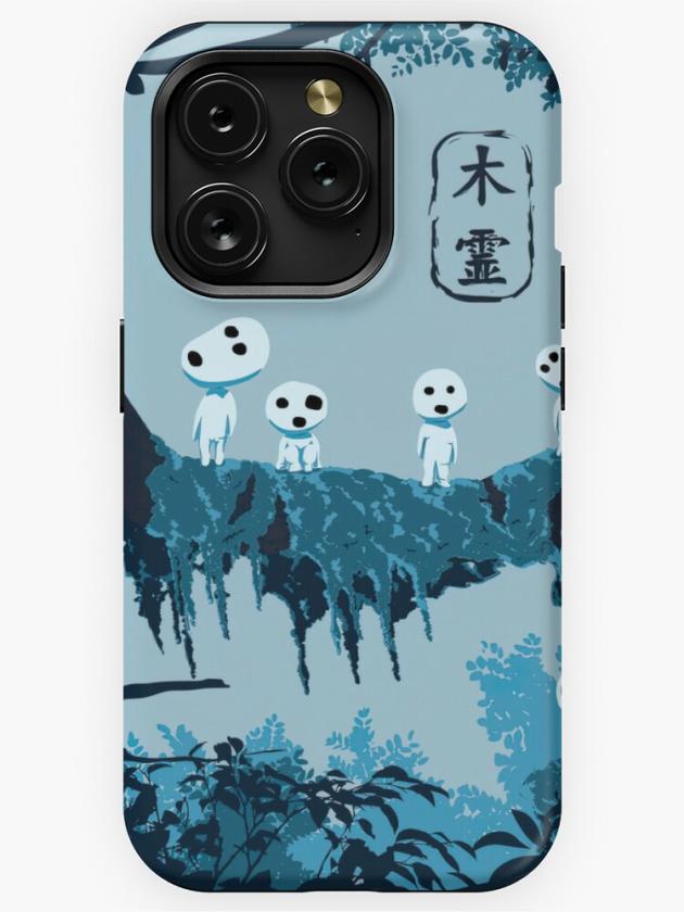 Iphone 15 Pro | Kodama Studio Ghibli Iphone Case Iphone 15 Pro Iphone 15 Pro