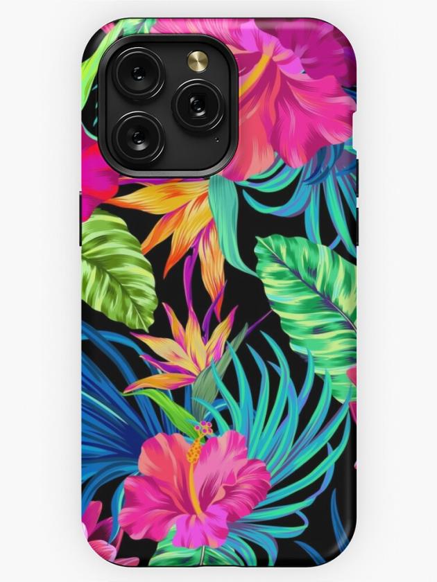 Iphone 15 Pro Max | Drive You Mad Hibiscus Pattern Iphone Case Iphone 15 Pro Max Iphone 15 Pro Max