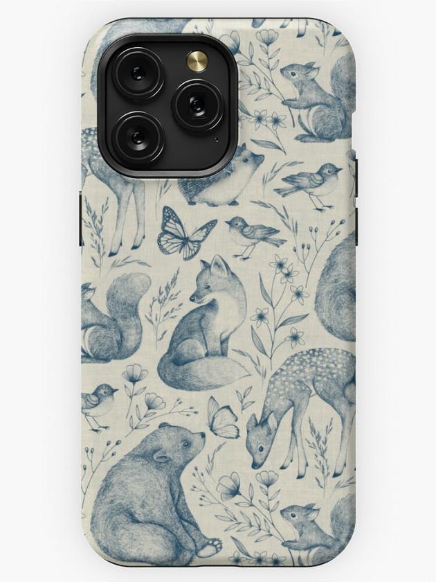 Iphone 15 Pro Max | Forest Fauna Toile  Iphone Case Iphone 15 Pro Max Iphone 15 Pro Max