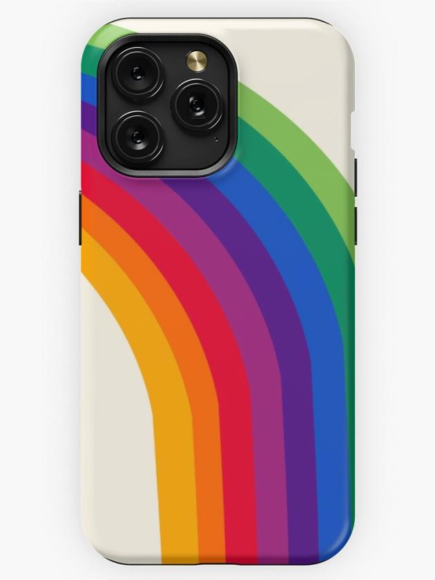 Iphone 15 Pro Max | Groovy – Rainbow 70S 1970S Style Retro Throwback Minimal Happy Hippie Art Decor Iphone Case Iphone 15 Pro Max Iphone 15 Pro Max