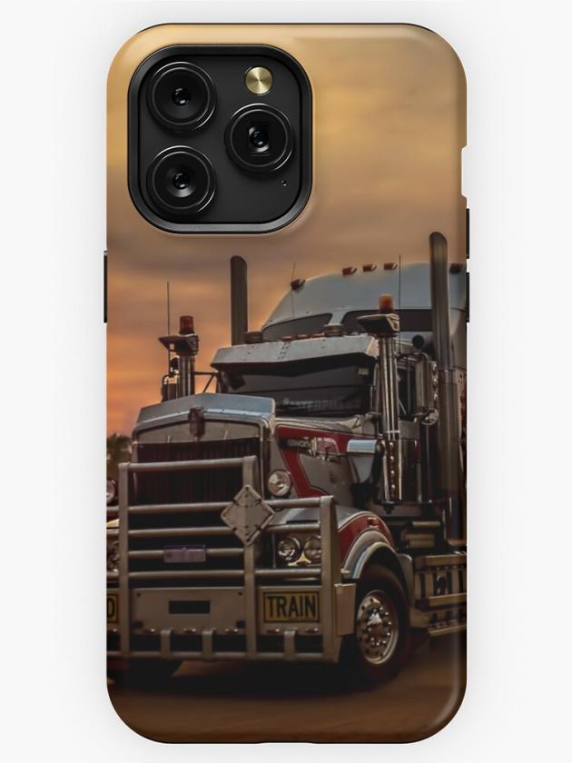 Iphone 15 Pro Max | Prime Mover Kenworth Truck At Sunset Iphone Case Iphone 15 Pro Max Iphone 15 Pro Max