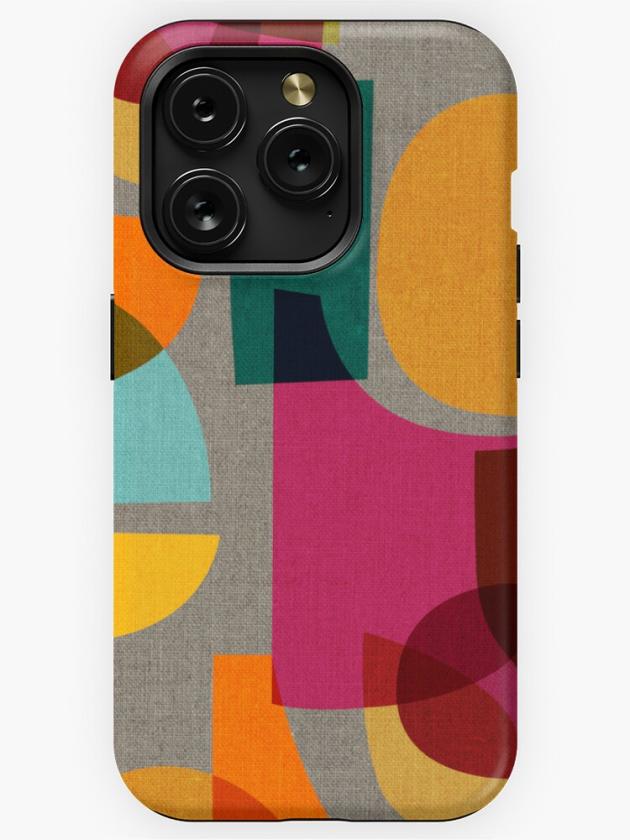 Iphone 15 Pro | Mid Century Kaleidoscope Iphone Case Iphone 15 Pro Iphone 15 Pro