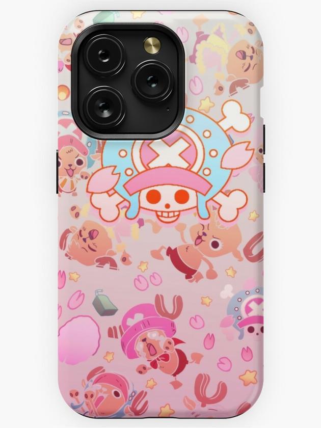 Iphone 15 Pro | One Piece! Tony Tony Chopper! Pattern In Cream Iphone Case Iphone 15 Pro Iphone 15 Pro