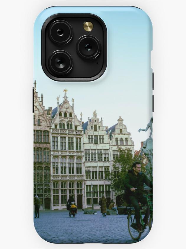 Iphone 15 Pro | Riding Through The Streets Of Antwerp Iphone Case Iphone 15 Pro Iphone 15 Pro