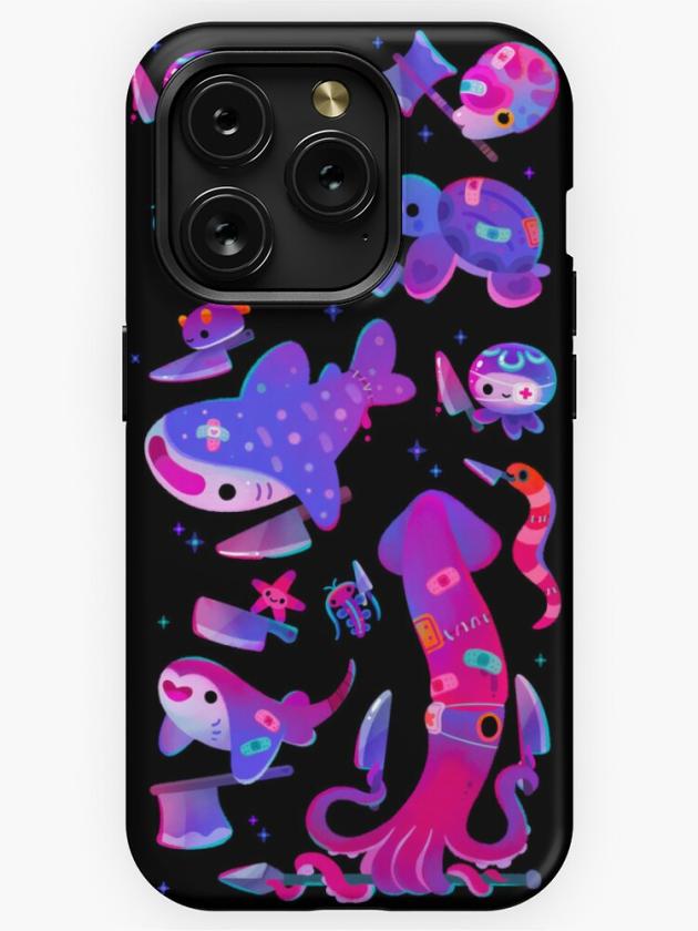 Iphone 15 Pro | Stabby Marine Life Iphone Case Iphone 15 Pro Iphone 15 Pro