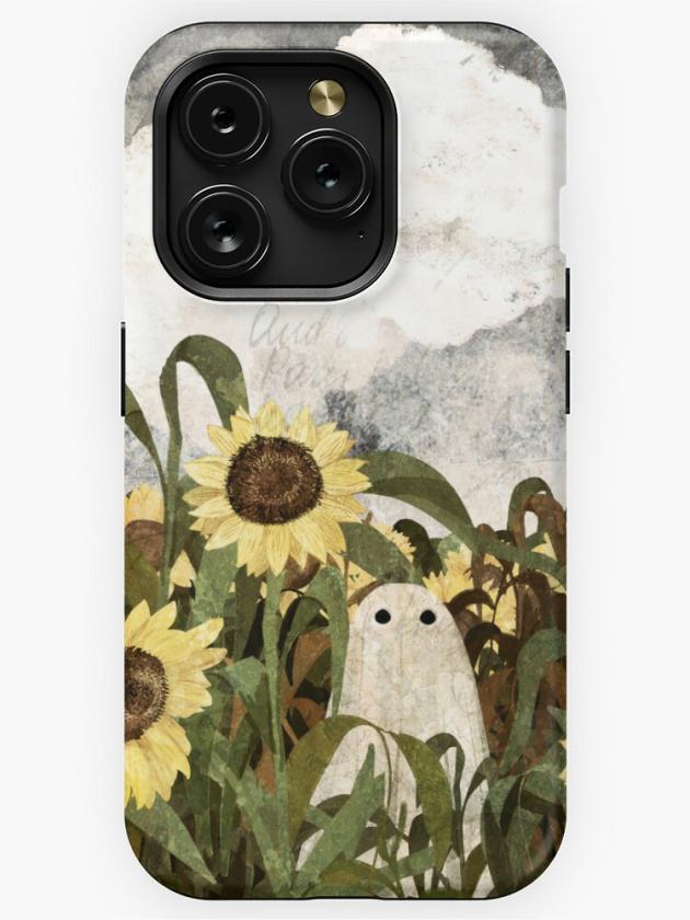 Iphone 15 Pro | There’s A Ghost In The Sunflower Field Again… Iphone Case Iphone Cases Iphone 15 Pro