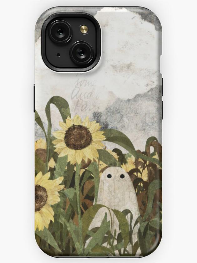 Iphone 15 | There’s A Ghost In The Sunflower Field Again… Iphone Case Iphone Cases Iphone 15