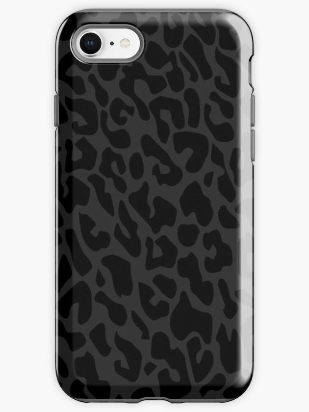 Iphone 8 | Black Leopard Print Iphone Case Iphone 8 Iphone 8