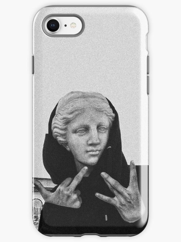 Iphone 8 | Greek Statue Wearing Hoodie Iphone Case Iphone 8 Iphone 8