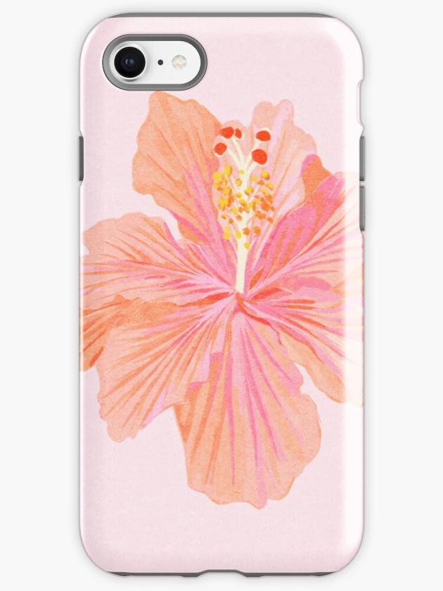 Iphone 8 | Hibiscus Flower Iphone Case Iphone 8 Iphone 8