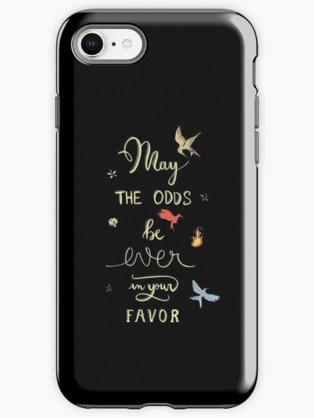 Iphone 8 | Hunger Games Quality Calligraphy – Gold Version Iphone Case Iphone 8 Iphone 8