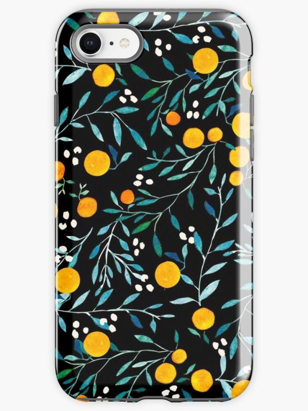 Iphone 8 | Oranges On Black Iphone Case Iphone 8 Iphone 8