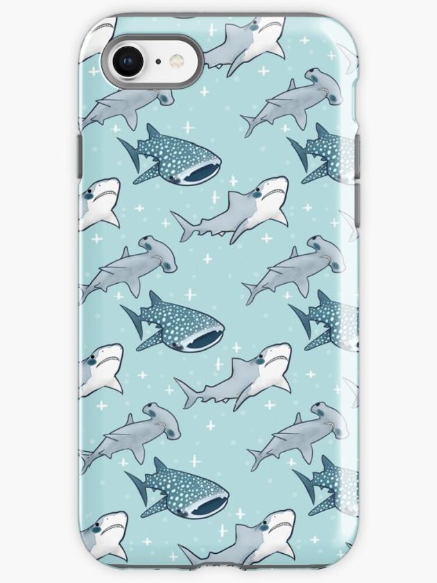 Iphone 8 | Shark Pattern Iphone Case Iphone 8 Iphone 8