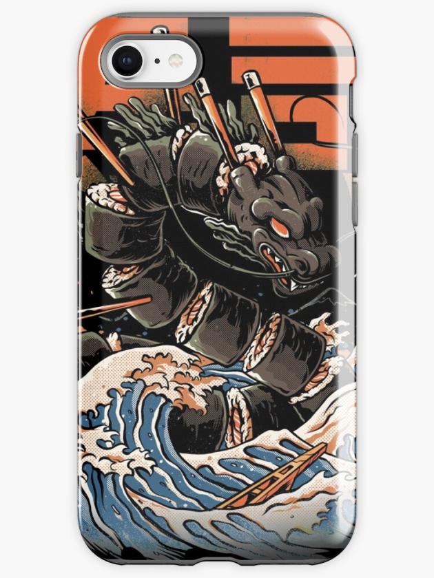 Iphone 8 | The Black Sushi Dragon Iphone Case Iphone 8 Iphone 8