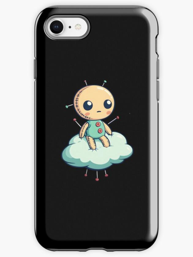 Iphone 8 | Voodoo Doll Sitting On A Fluffy Cloud Iphone Case Iphone 8 Iphone 8