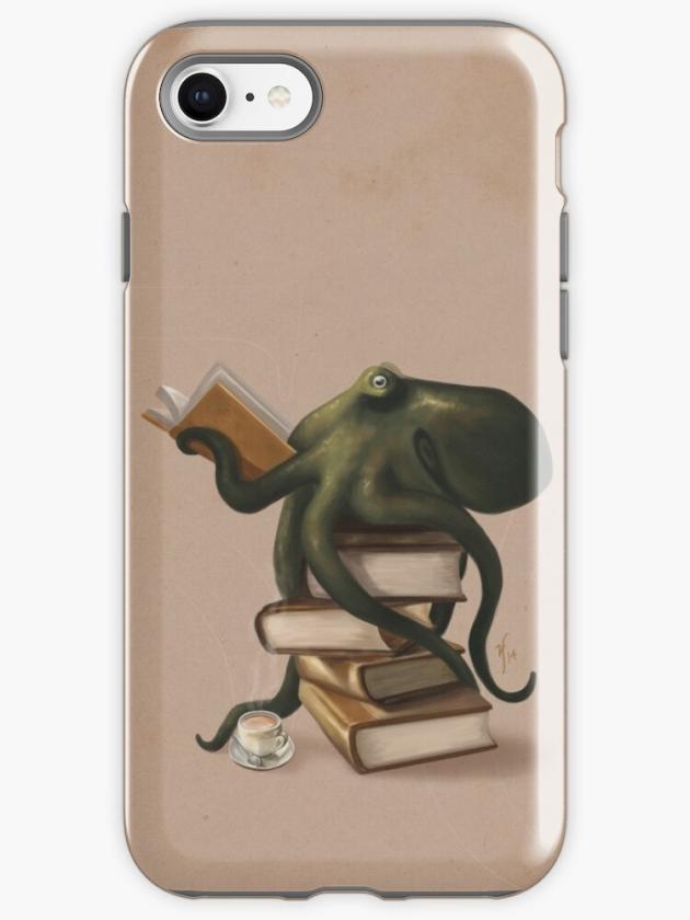 Iphone 8 | Well-Read Octopus Iphone Case Iphone 8 Iphone 8