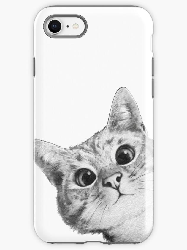 Iphone Se | Sneaky Cat Iphone Case Iphone Cases Iphone Se