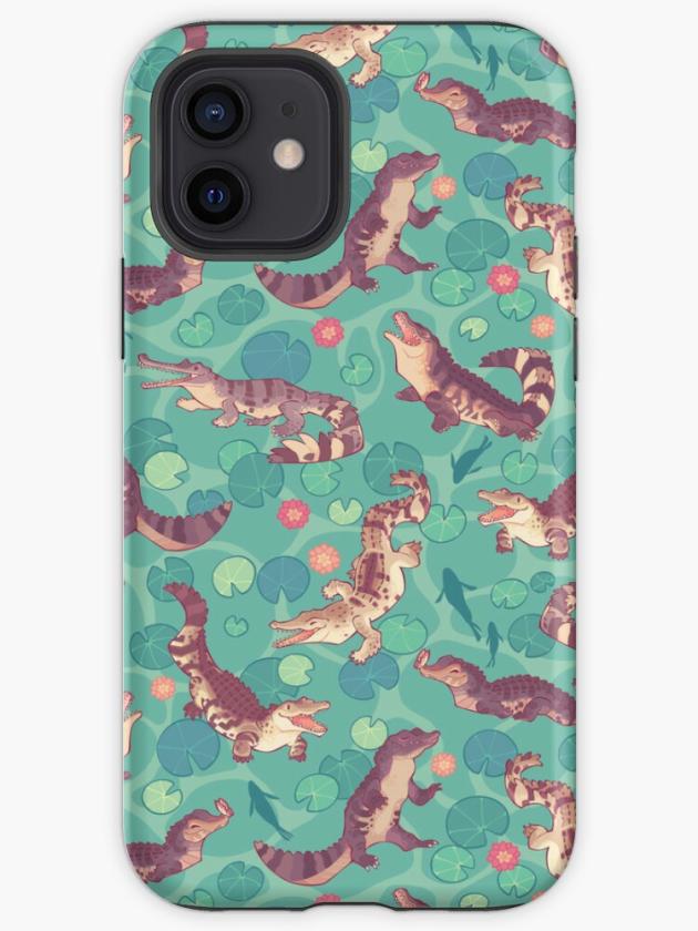 Iphone 12 | Crocodilians In Clear Waters Iphone Case Iphone 12 Iphone 12