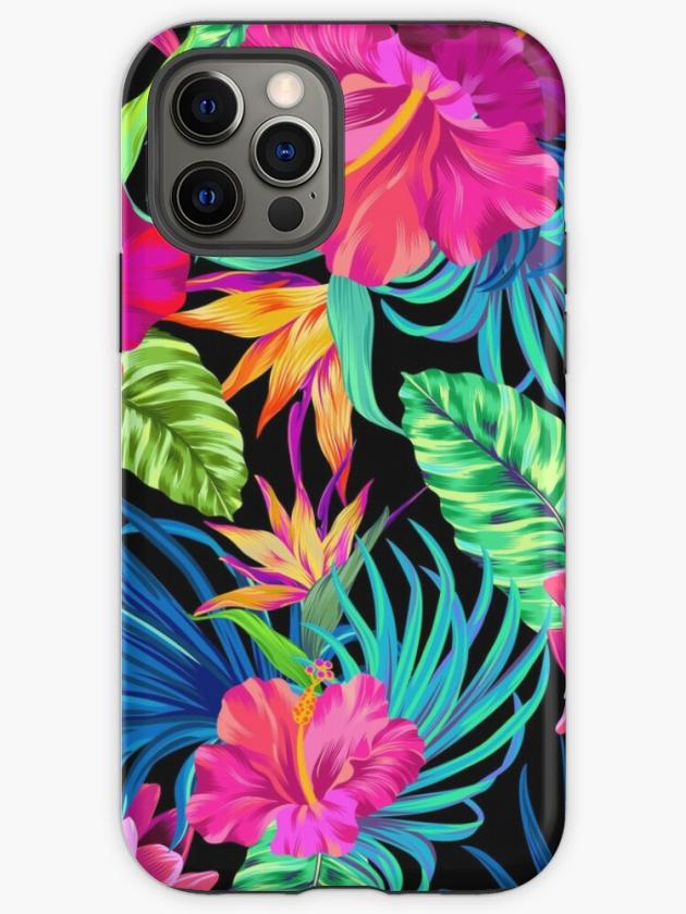 Iphone 12 Pro | Drive You Mad Hibiscus Pattern Iphone Case Iphone 12 Pro Iphone 12 Pro